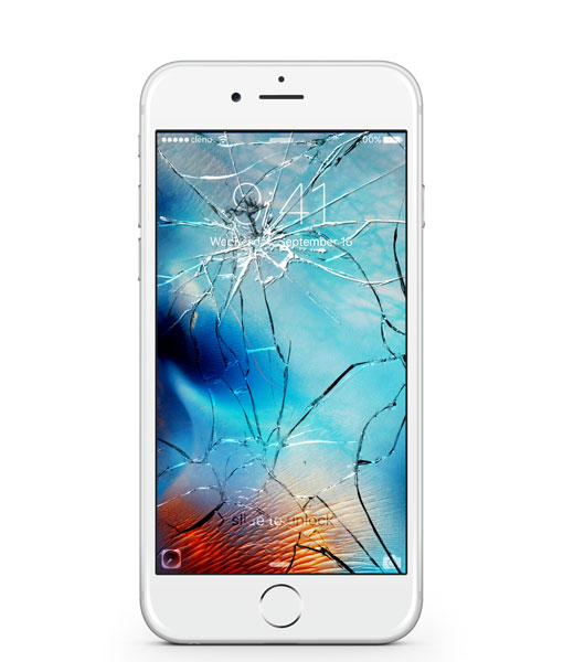 Glasaustausch iPhone 8 Plus Glas Reparatur Weiß Fabrikmethode Displayscheibe 